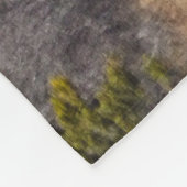 Canadian Rockies Wapiti (Elk) Fleece Deken (Hoek)