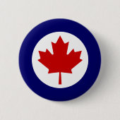 Canadian Roundel Ronde Button 5,7 Cm (Voorkant)