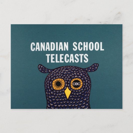 Canadian School Telecasts Briefkaart (Voorkant)