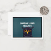 Canadian School Telecasts Notitiekaartje (Voorkant / Achterkant in situ)