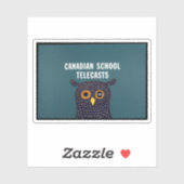Canadian School Telecasts Sticker (Vel)