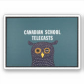 Canadian School Telecasts Sticker (Voorkant)