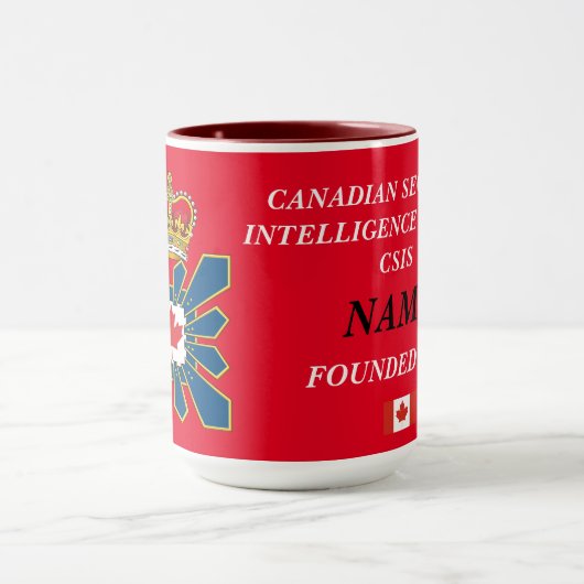 Canadian Security Intelligence Service Mok, 15 oz Mok (Midden)