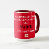 Canadian Security Intelligence Service Mok, 15 oz Mok (Voorkant rechts)