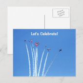 Canadian Snowbird Planes Briefkaart (Voorkant / Achterkant)