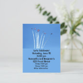 Canadian Snowbird Planes Kaart (Staand voorkant)