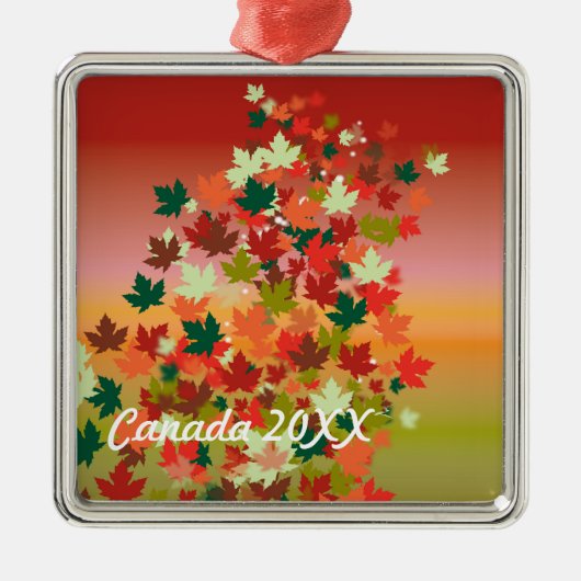 Canadian Sunset Metalen Ornament (Voorkant)