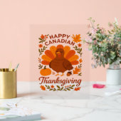 Canadian Thanksgiving Autumn Celebration Classic T Acryl Bord (Huwelijk)