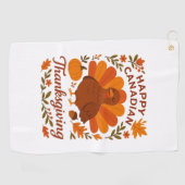 Canadian Thanksgiving Autumn Celebration Classic T Golfhanddoek (Horizontaal)