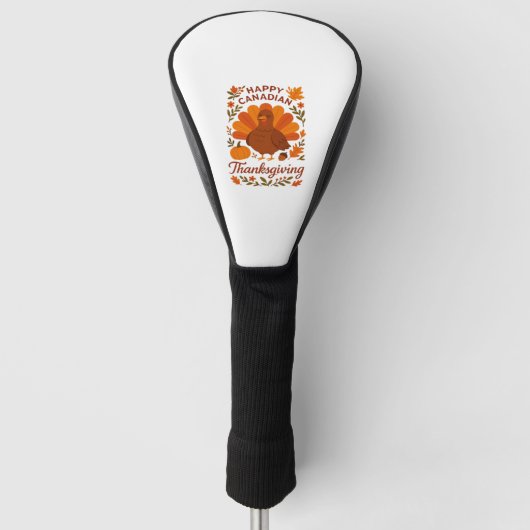 Canadian Thanksgiving Autumn Celebration Classic T Golfheadcover (Voorkant)