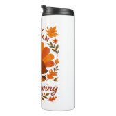 Canadian Thanksgiving Autumn Celebration Classic T Thermosbeker (Geroteerd rechts)