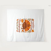 Canadian Thanksgiving Autumn Celebration Classic T Wandkleed (Voorkant (horizontaal))