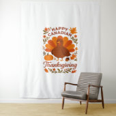 Canadian Thanksgiving Autumn Celebration Classic T Wandkleed (In situ)