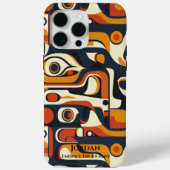 Canadian Totem Art Fusion – Abstracte cultuur Case-Mate iPhone Case (Achterkant)