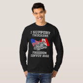 Canadian Trucker Support Canada T-shirt (Voorkant volledig)