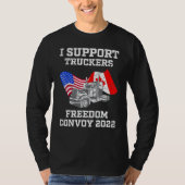 Canadian Trucker Support Canada T-shirt (Voorkant)