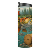 Canadian Vist Wildlife Outdoor Adventure Thermosbeker (Geroteerd rechts)