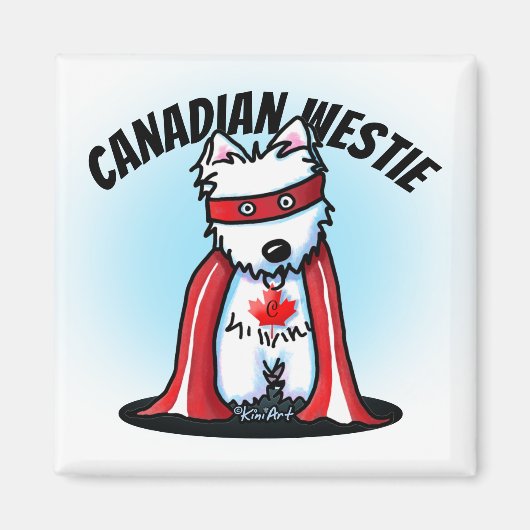 Canadian Westie Magnet (Voorkant)