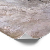 CANADIAN WINTER, NOORD ALBERTA, MOOSE IN SNEEUW, POSTER (Hoek)