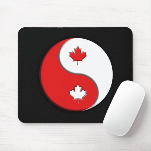 Canadian YinYang Muismat (Met muis)