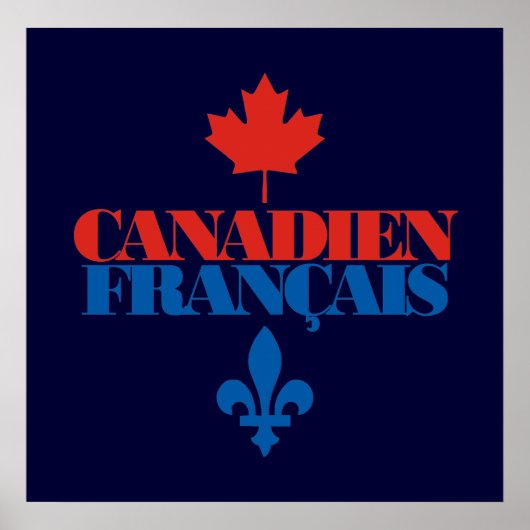 Canadien Francais 3 Poster (Voorkant)