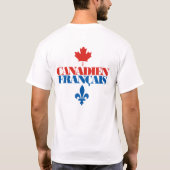 Canadien Francais 3 T-shirt (Achterkant)