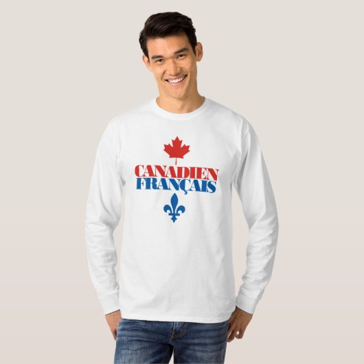 Canadien Francais 3 T-Shirt (Voorkant volledig)