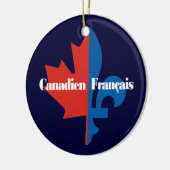 Canadien Francais Keramisch Ornament (Links)
