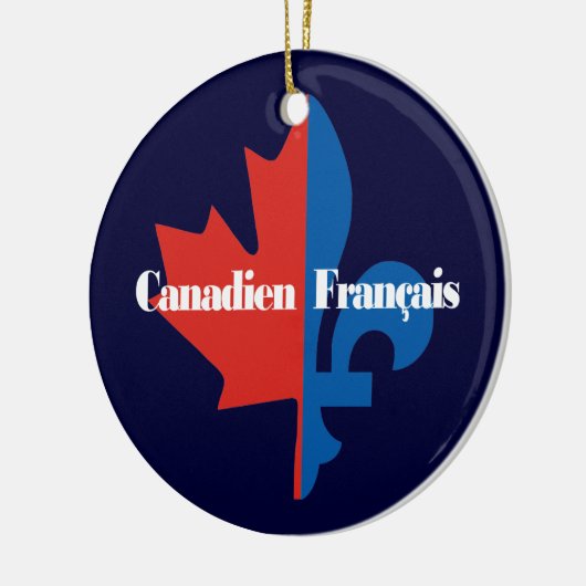 Canadien Francais Keramisch Ornament (Links)