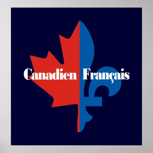Canadien Francais Poster (Voorkant)