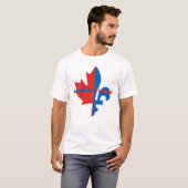 Canadien Francais T-shirt (Voorkant volledig)