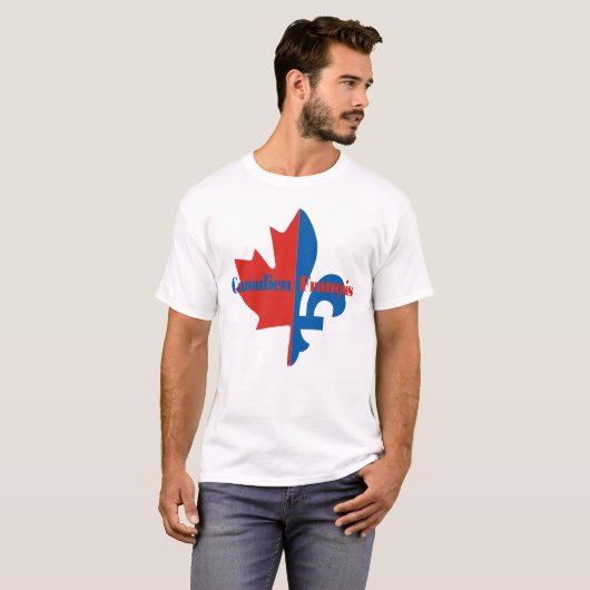 Canadien Francais T-shirt (Voorkant volledig)