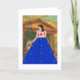 Canadienne Quebecoise LeeMarie's creatieve ontwerp Kaart