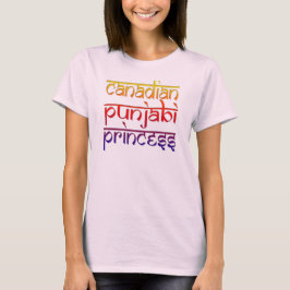 canadische punjabi prinses grappig indiaans desi - t-shirt
