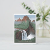 Canaima Nationaal Park Venezuela Vintage Briefkaart (Staand voorkant)