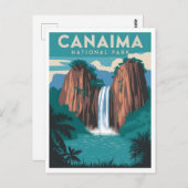 Canaima National Park Vintage Briefkaart (Voorkant / Achterkant)
