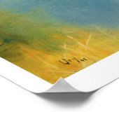 Canal, 1897 (pastel op canvas) poster (Hoek)