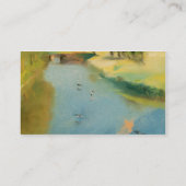 Canal, 1897 (pastel op canvas) visitekaartje (Achterkant)