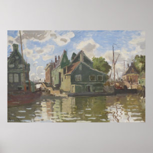 Canal à Zaandam landschap Poster