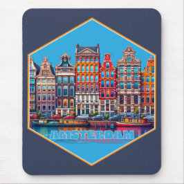 Canal Amsterdam Nederland Europa Muismat
