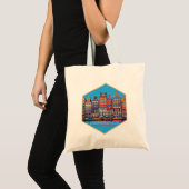 Canal Amsterdam Nederland Europa Tote Bag (Voorkant (product))