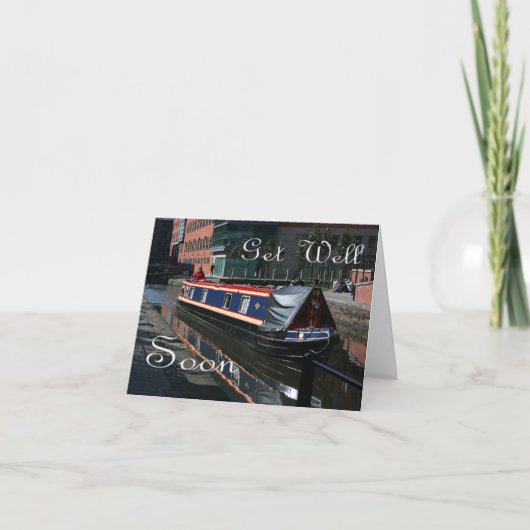 Canal Boat wordt snel beter Kaart (Voorkant)