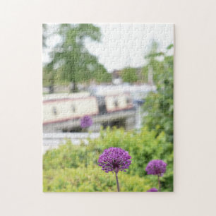 Canal Boats Allium River Avon Verenigd Koninkrijk Legpuzzel