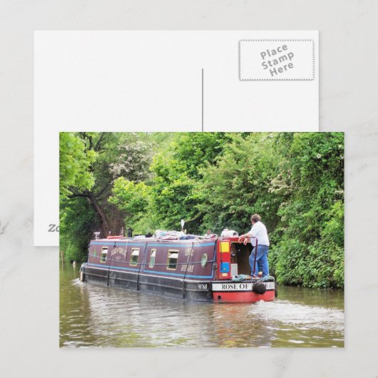 CANAL BOATS BRIEFKAART (Voorkant / Achterkant)