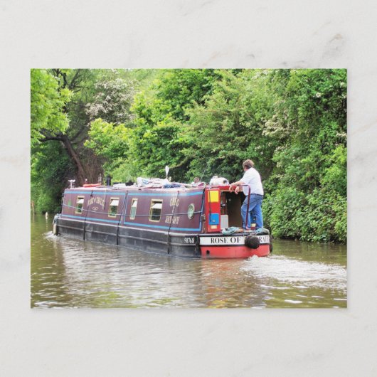 CANAL BOATS BRIEFKAART (Voorkant)