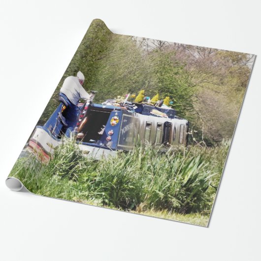 CANAL BOATS CADEAUPAPIER (Uitgerold)