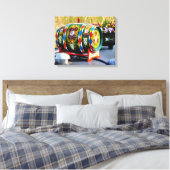 CANAL BOATS CANVAS AFDRUK (Insitu (Slaapkamer))