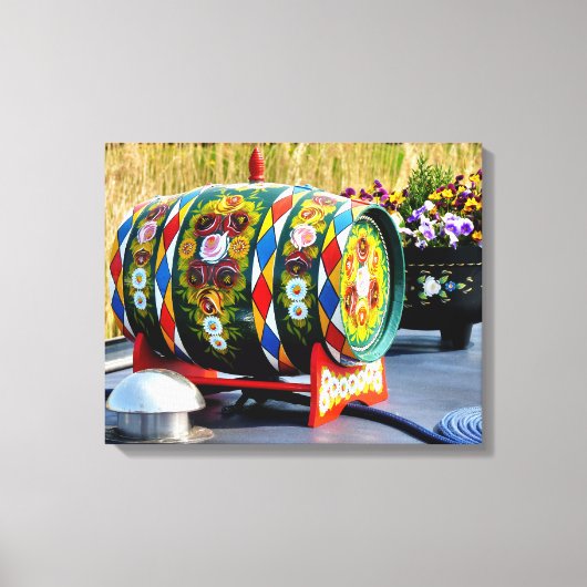 CANAL BOATS CANVAS AFDRUK (Voorkant)