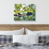 CANAL BOATS CANVAS AFDRUK (Insitu (Slaapkamer))