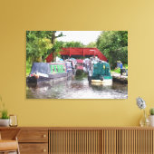 CANAL BOATS CANVAS AFDRUK (Insitu (Woonkamer))